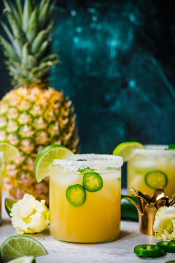 Pineapple Jalapeño Margaritas - Crowded Kitchen