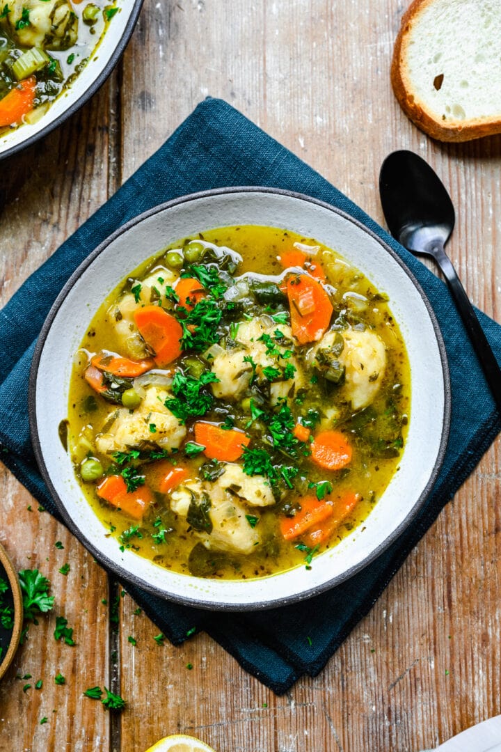 Vegetable Dumpling Soup - Crowded Kitchen